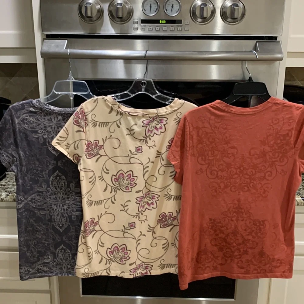 Bundle of 3Sonoma & Croft Barrow size medium tees cotton/polyester/spandex. - Picture 11 of 12